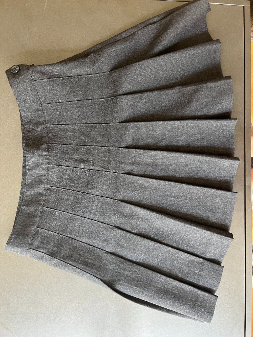 Talulah dark grey pleated mini skirt